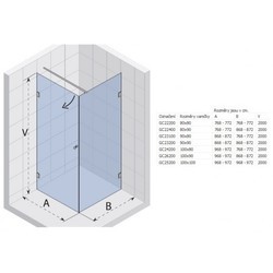 Душевая кабина RIHO Scandic S201 100x100