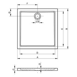 Душевой поддон RIHO Zurich 252 100x90