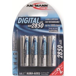 Аккумуляторная батарейка Ansmann Digital 4xAA 2850 mAh