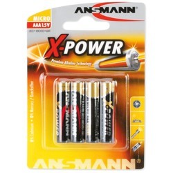 Аккумуляторная батарейка Ansmann X-Power 4xAAA