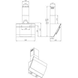 Вытяжка Perfelli DNS 6521 BL