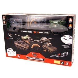 Танк на радиоуправлении VSTank Battle Tank T34&Tiger