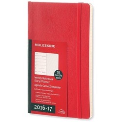 Ежедневники Moleskine 18 months Weekly Planner Soft Red