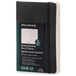 Ежедневники Moleskine 18 months Weekly Planner Pocket Soft Black
