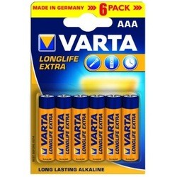 Аккумуляторная батарейка Varta Longlife Extra 6xAAA
