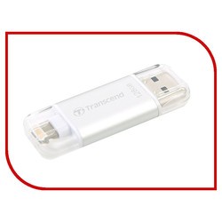 USB Flash (флешка) Transcend JetDrive Go 300 128Gb (серебристый)