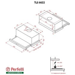 Вытяжка Perfelli TLS 6632 BL LED