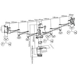 Подставка/крепление Brateck LDT02-C036