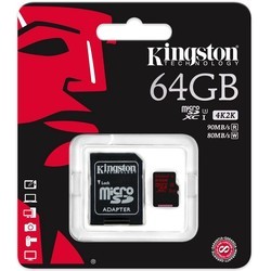 Карта памяти Kingston microSDXC UHS-I U3 128Gb