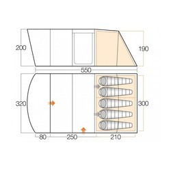 Палатка Vango Avington 500