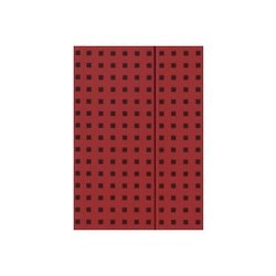 Блокноты Paper-Oh Ruled Notebook Quadro B5 Red Black