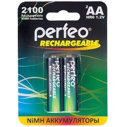 Аккумуляторная батарейка Perfeo 2xAA 2100 mAh