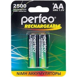 Аккумуляторная батарейка Perfeo 2xAA 2500 mAh