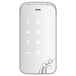 Мобильный телефон Lexand A2 Flip (белый)
