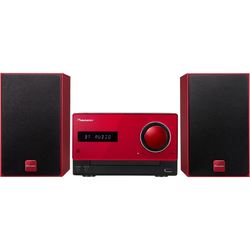 Аудиосистема Pioneer X-CM35 (красный)