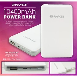 Powerbank аккумулятор Awei Power Bank P84k