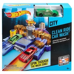 Автотрек / железная дорога Hot Wheels Clean Ride Car Wash