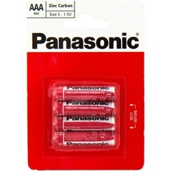 Аккумуляторная батарейка Panasonic Red Zink 4xAAA