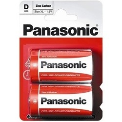 Аккумуляторная батарейка Panasonic Red Zink 2xD