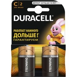 Аккумуляторная батарейка Duracell 2xC MN1400