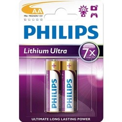 Аккумуляторная батарейка Philips Lithium Ultra 2xAA