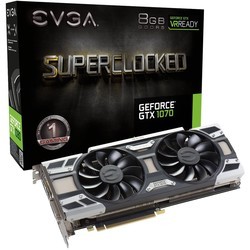 Видеокарта EVGA GeForce GTX 1070 08G-P4-6173-KR