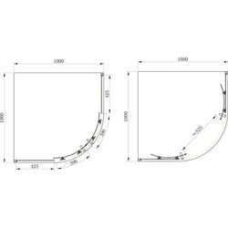 Душевая кабина Primera Frame SHQC51906