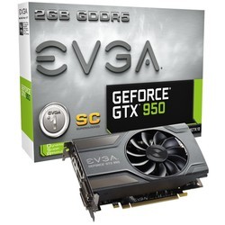 Видеокарта EVGA GeForce GTX 950 02G-P4-1958-KR