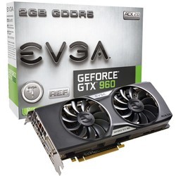 Видеокарта EVGA GeForce GTX 960 02G-P4-2963-KR