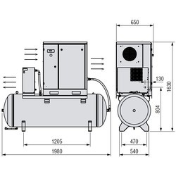 Компрессор Comaro LB 15-08/500 E