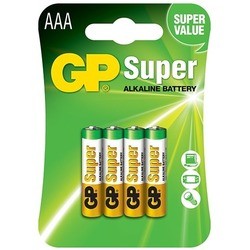 Аккумуляторная батарейка GP Super Alkaline 4xAAA