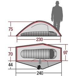 Палатка Wechsel Pathfinder 1 Zero-G Line