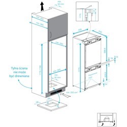 Встраиваемый холодильник Beko BCN 130001