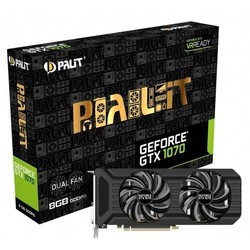 Видеокарта Palit GeForce GTX 1070 Dual