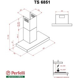 Вытяжка Perfelli TS 6851 I/BL
