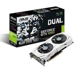 Видеокарта Asus GeForce GTX 1060 DUAL-GTX1060-O6G