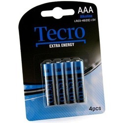 Аккумуляторная батарейка Tecro Extra Energy 4xAAA