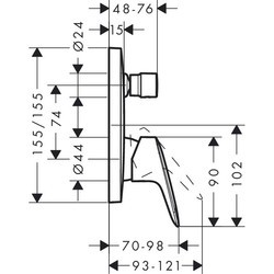 Смеситель Hansgrohe Logis 71405