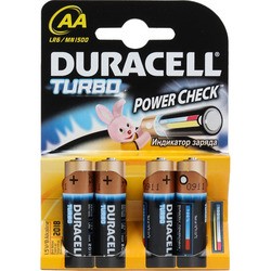 Аккумуляторная батарейка Duracell 4xAA Turbo MN1500