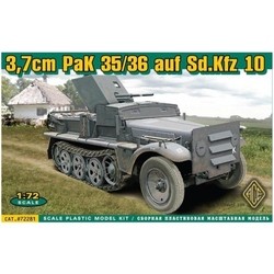 Сборная модель Ace 37mm PaK 35/36 auf Sd.Kfz 10 (1:72)