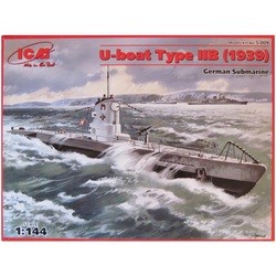 Сборная модель ICM U-Boat Type IIB (1939) (1:144)