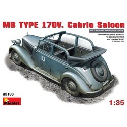 Сборная модель MiniArt MB TYPE 170V Cabrio Saloon (1:35)