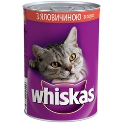 Корм для кошек Whiskas Adult Sauce Beef 0.4 kg