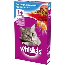 Корм для кошек Whiskas Sterilized Beef 0.35 kg