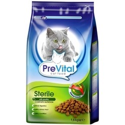 Корм для кошек PreVital Adult Sterile Poultry 1.6 kg