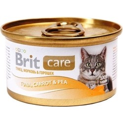 Корм для кошек Brit Care Adult Canned Tuna/Carrot/Pea 0.08 kg