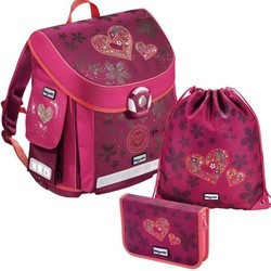 Школьный рюкзак (ранец) Hama Lovely Hearts Set