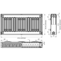 Радиатор отопления Lidea LK 21 (LK 21-512)