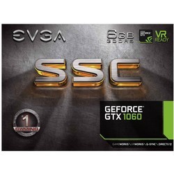 Видеокарта EVGA GeForce GTX 1060 06G-P4-6264-KR