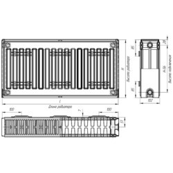 Радиатор отопления Lidea LK 33 (LK 33-306)